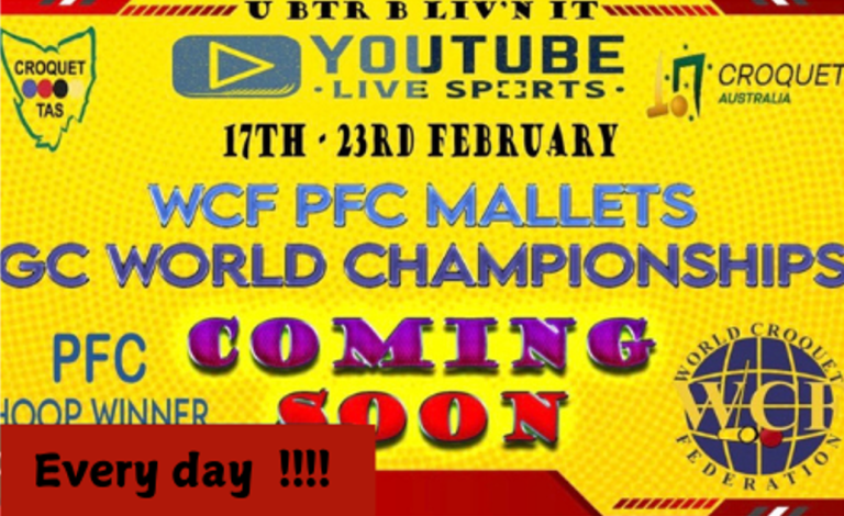 Live Steam Gc 2025 GC World Championship Tier 1- Champions USA - World Croquet Federation